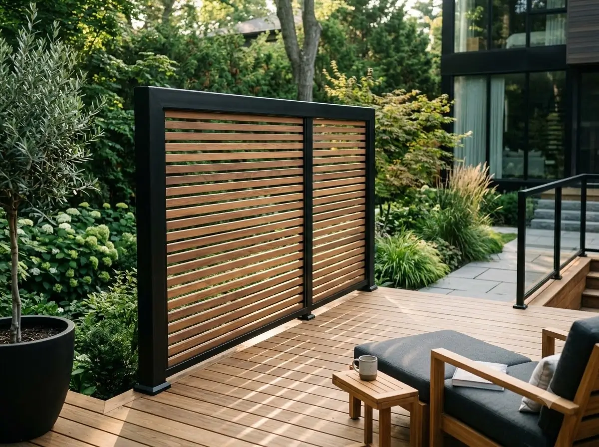 Wood Privacy wall